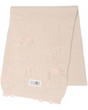 MM6 by Maison Margiela ダメージ スカーフ - ナチュラル