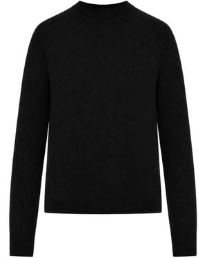 Max Mara Crew-Neck Cashmere Sweater - Black