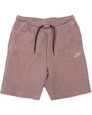 Nike Tech Fleece "Dark Wine/ Track Shorts - Purple