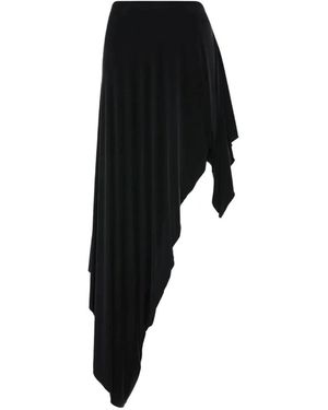 Maison Margiela Drapierter Rock - Schwarz