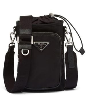 Prada Cover Per Smartphone Re-Nylon - Nero