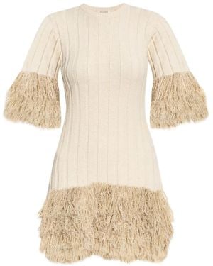 By Malene Birger Lina Mini Dress - Natural
