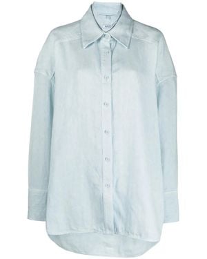 Krizia Camisa de manga larga - Azul