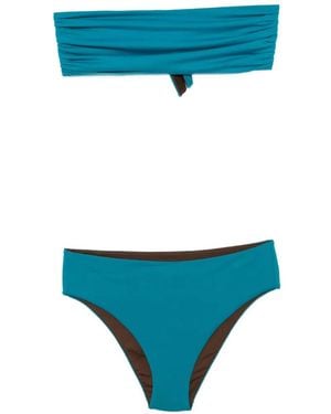 Fisico Geraffter Bikini - Blau