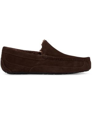 UGG Ascot Suede Slippers - Brown
