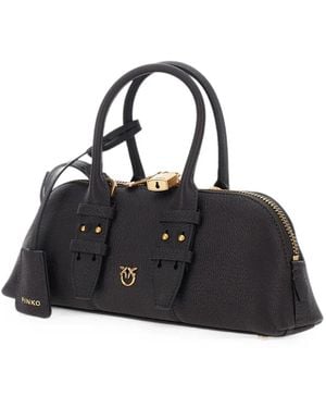 Pinko Escape Bag Horizontal Small Handbag - Black