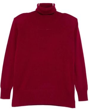 Alpha Studio Roll-neck jumper - Rot