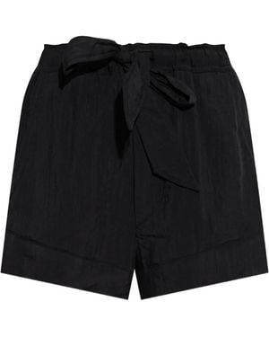 Isabel Marant Tie-Waist Shorts - Black