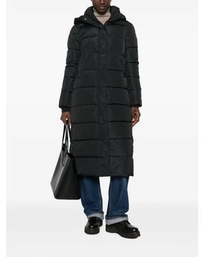 SERGIO MORETTI FIRENZE Hooded Padded Coat - Black