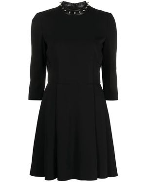 Moschino Spike-Stud Detail Minidress - Black