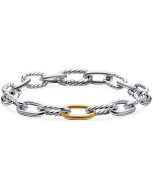 David Yurman 18Kt And Sterling Dy Madison Chain Bracelet (8.5Mm) - White