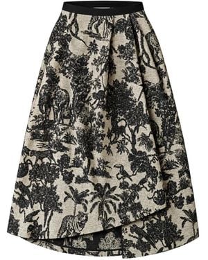 Co.Go Manteau Toile De Jouy À Sequins - Black
