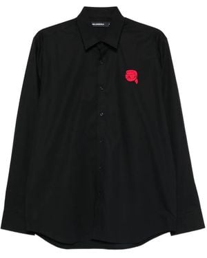 KARL LAGERFELD Chemise À Broderies - Black