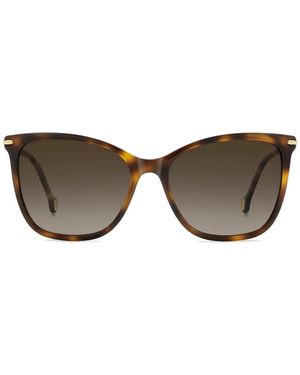Carolina Herrera Cat-Eye Sunglasses - Brown