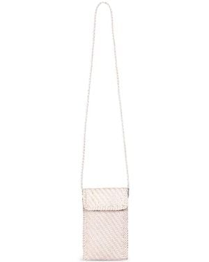 Dragon Diffusion Phone Leather Crossbody Bag - White
