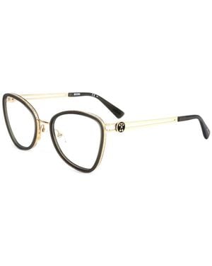 Moschino Cat-Eye-Brille Mit Logo-Schild - Schwarz