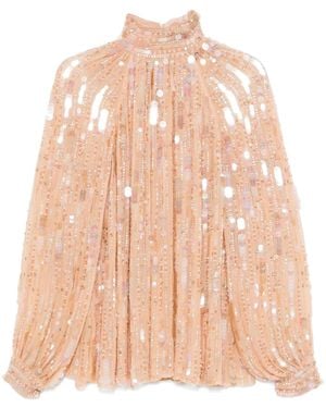 Amen Blusa Con Lentejuelas - Rosa