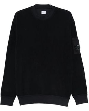 C.P. Company Lens-Detail Sweatshirt - Black
