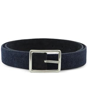 Moorer スクエアバックル ベルト - ブラック