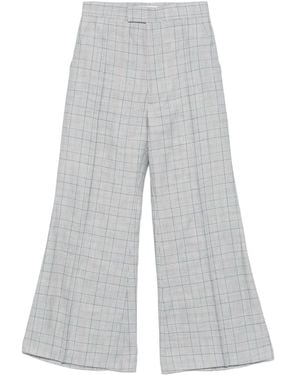 Vivienne Westwood Cropped Wide Trousers - White