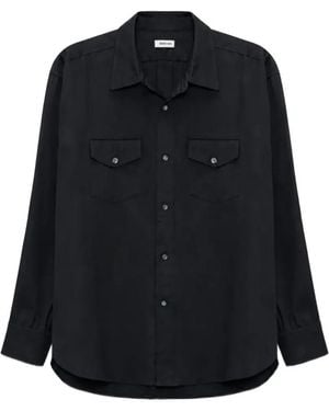 Jonathan Simkhai Carter Refined Workwear Shirt - Black