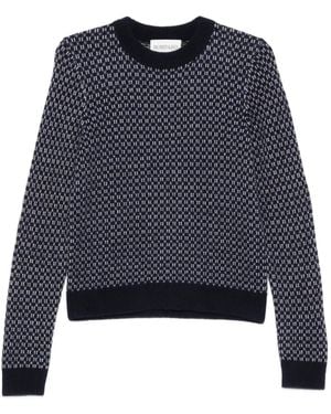 Eric Bompard Pullover aus Jacquard - Blau