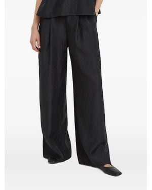 Lovechild 1979 Pleated Wide-Leg Trousers - Black