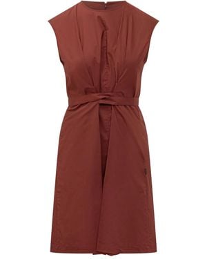 Woolrich ベルテッド ドレス - レッド