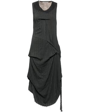 CHIAHUNG SU Abito A Righe - Nero