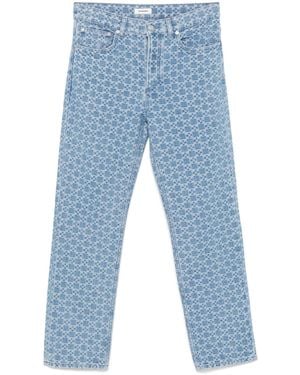 Sandro Vaqueros con motivo en jacquard - Azul