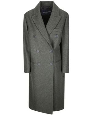 Schneiders Bella Double-Breasted Coat - Grey