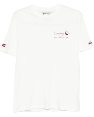 Mc2 Saint Barth Embroidered T-Shirt - White