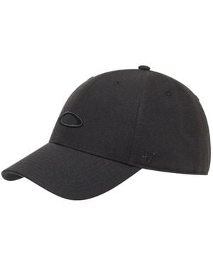 Oakley 47 Mvp Logo-Embroidered Cap - Black