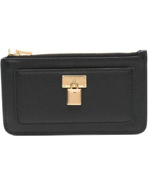 Tom Ford Padlock-Detail Card Holder - Black
