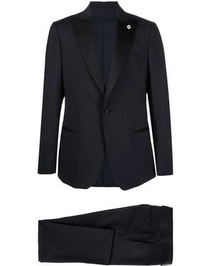 Lardini Single-Breasted Two-Piece Suit - Blue