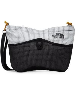 The North Face Clyffe Grid-Print Mesh-Panel Shoulder Bag - Black