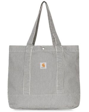 Carhartt Bolso Shopper Mercer A Rayas - Gris
