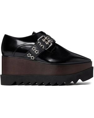 Stella McCartney エリス レースアップ シューズ - ブラック