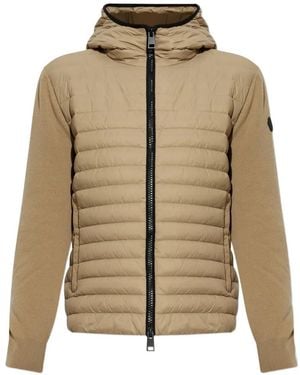 Moncler Padded Cashmere-Blend Cardigan - Natural