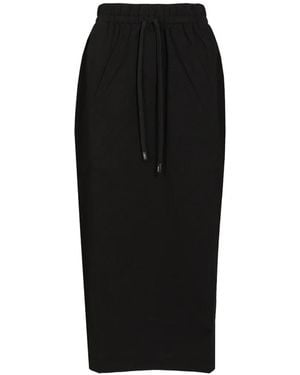 Weekend by Maxmara Drawstring-Waist Midi Skirt - Black