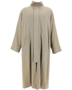 Magliano Single-Breasted Coat - Natural