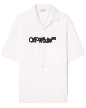 Off-White c/o Virgil Abloh Shirt With Rear Maxi Arrow Logo - White