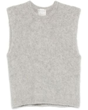 forte_forte Wool Vest - Grey