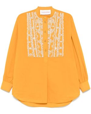 Valentino Garavani エンブロイダリー チュニック - オレンジ