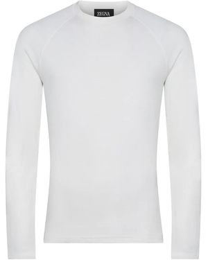 ZEGNA Raglan-Sleeves T-Shirt - White
