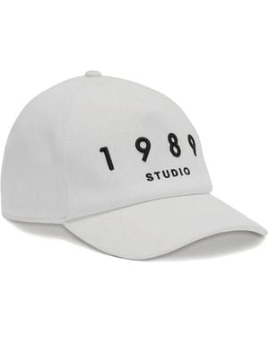 1989 STUDIO Cotton Baseball Cap - White