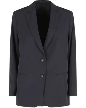 Rrd Button Blazer - Black