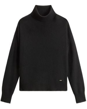 Woolrich Maglione A Collo Alto - Nero