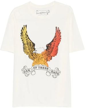One Of These Days T-Shirt À Imprimé Graphique - White