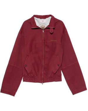 Martine Rose Logo-Embroidered Harrington Jacket